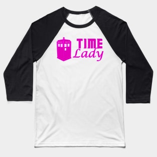 Time Lady Baseball T-Shirt